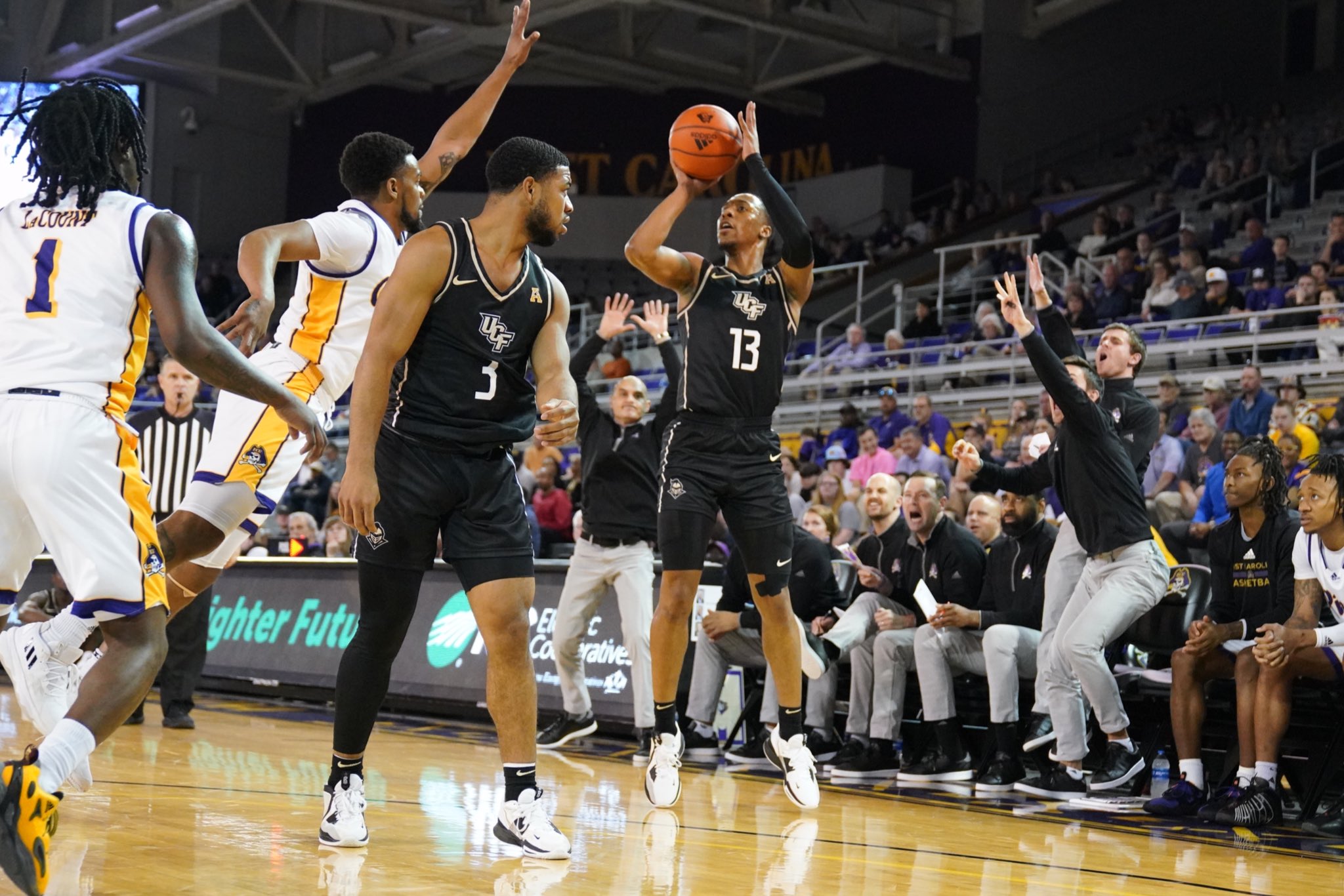 Recap: Knights fight off ECU for conference road win