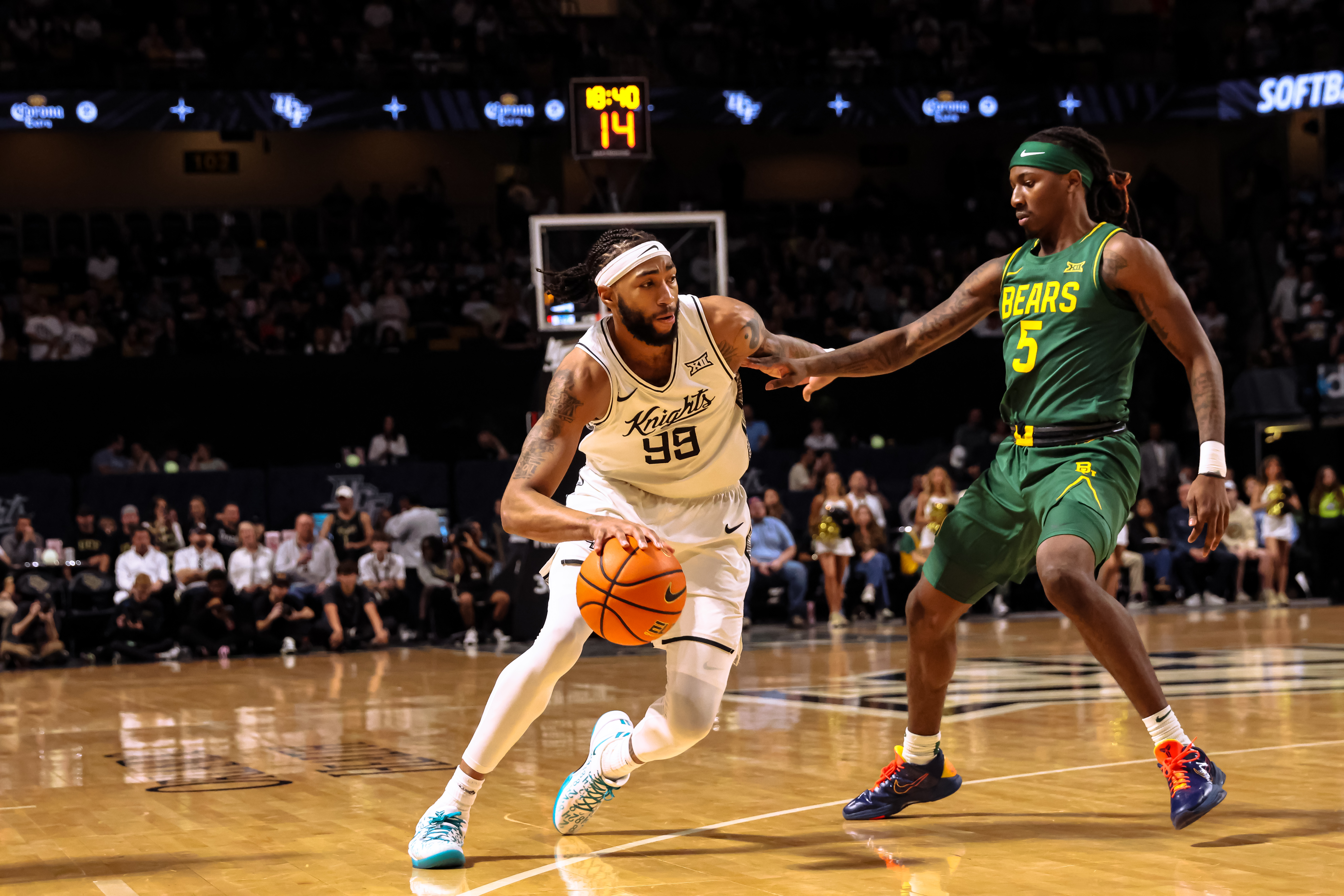 UCF basketball hard-fought rally falls short against Baylor Bears, 87-86