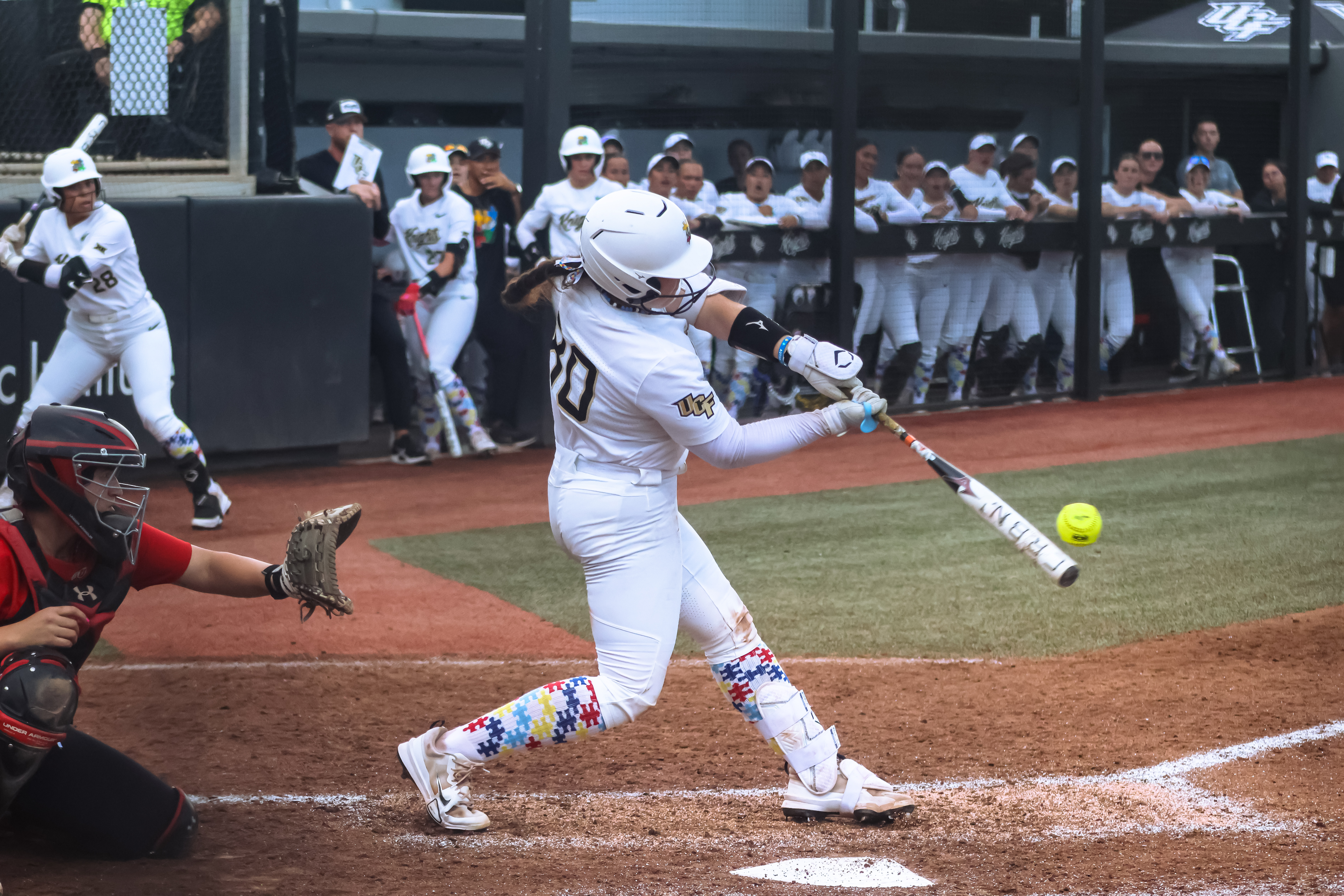 No. 19 UCF softball takes Utah series with run-rule victories and finale tie
